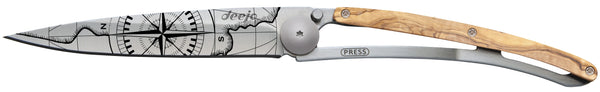 Pocket Knife | Olive Wood + Terra Incognita