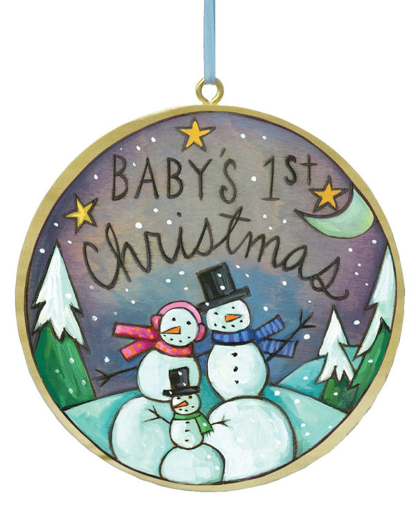 "A Tiny Gift" Baby's First Christmas Ornament