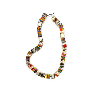 Mixed Bead Resin Necklace | 1