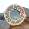 "Beautiful Life" Circle Picture Frame