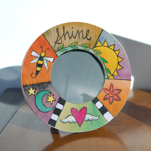"Shine" Circle Picture Frame