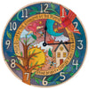 "Moments in Time" Round Clock