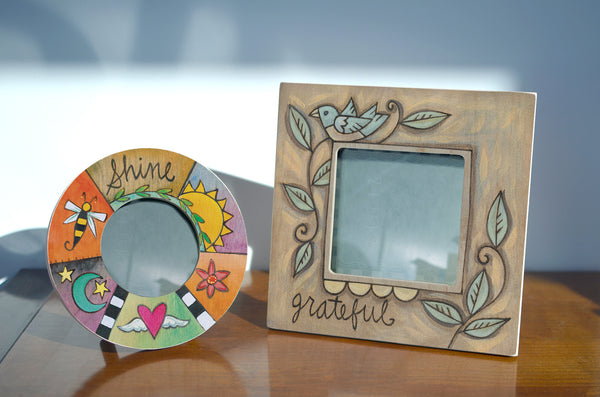 "Shine" Circle Picture Frame