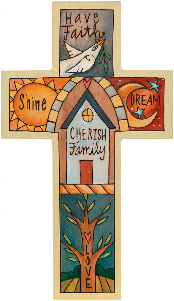 "Foundation in Faith" Cross Plaque