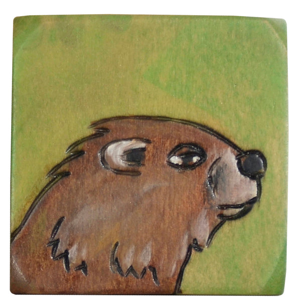 Small Perpetual Calendar Magnet | Groundhog