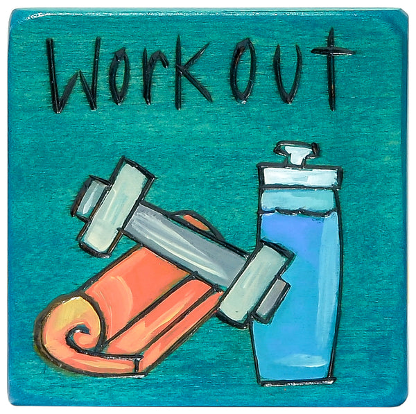 Large Perpetual Calendar Magnet | Workout