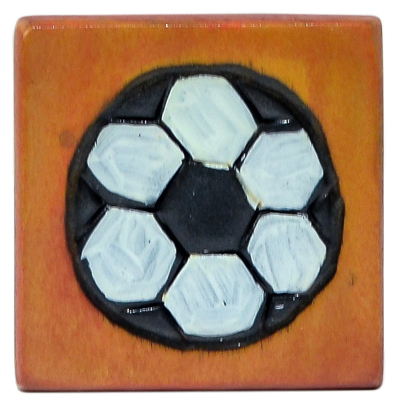 Soccer Small Perpetual Calendar Sticks Handmade