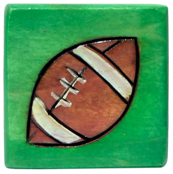 Small Perpetual Calendar Magnet | Football