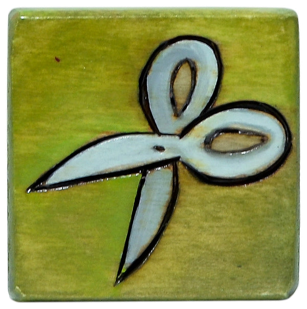 Small Perpetual Calendar Magnet | Scissors