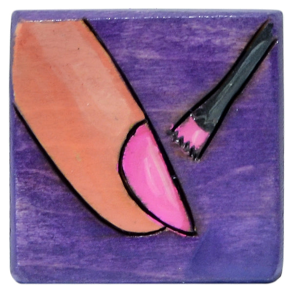 Small Perpetual Calendar Magnet | Nail Polish