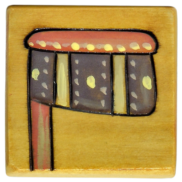 Small Perpetual Calendar Magnet | Rattle/Grogger