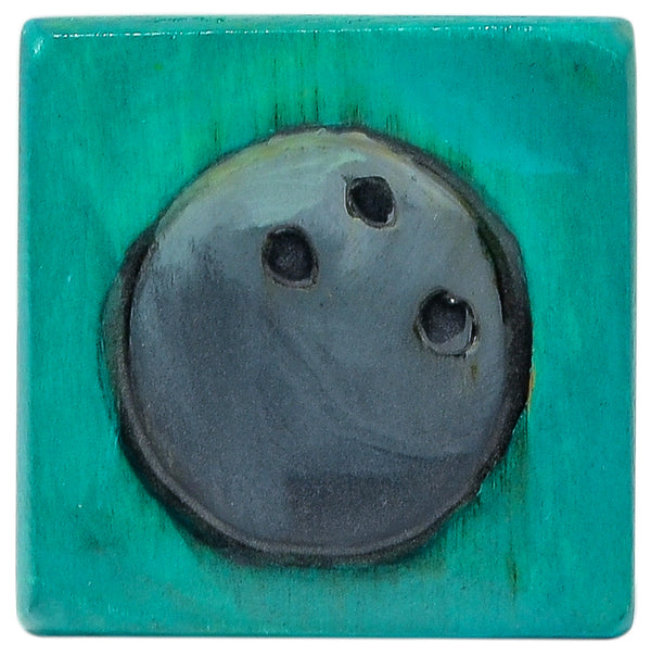 Small Perpetual Calendar Magnet | Bowling Ball