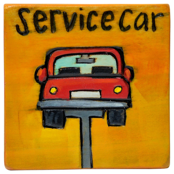 Large Perpetual Calendar Magnet | Service Car