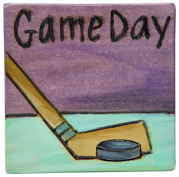 Large Perpetual Calendar Magnet | Hockey