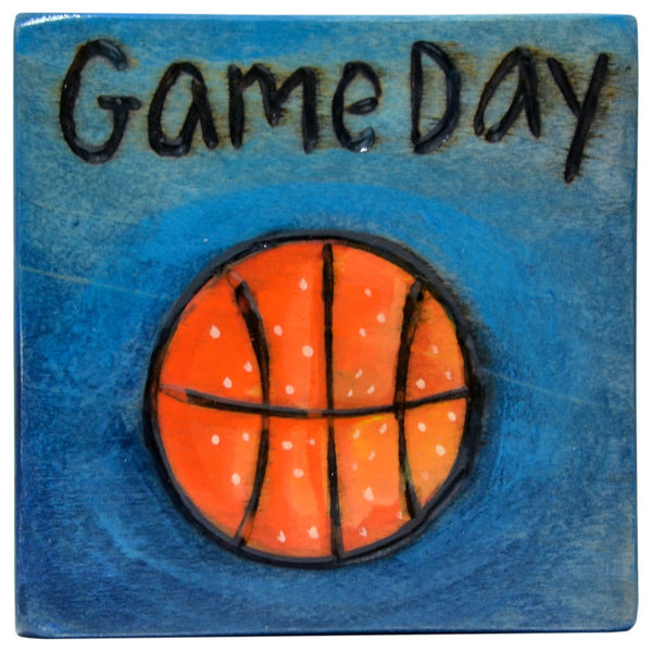 Large Perpetual Calendar Magnet | Basketball