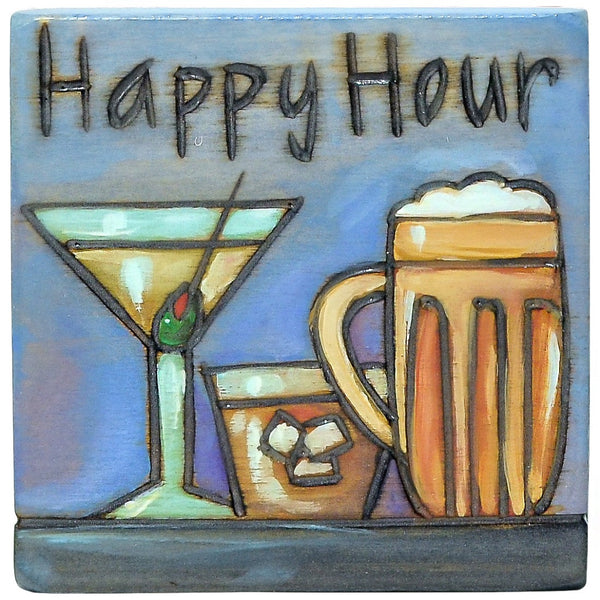 Large Perpetual Calendar Magnet | Happy Hour