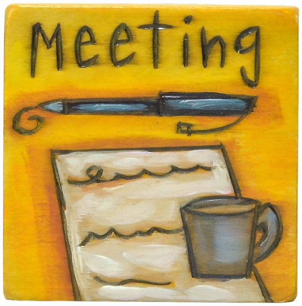 Large Perpetual Calendar Magnet | Meeting