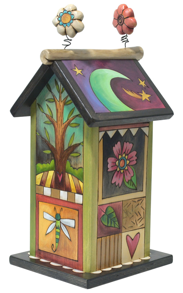 Medium Birdhouse Sculpture