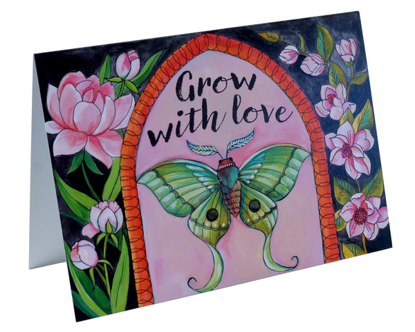 "Grow with Love" Greeting Card