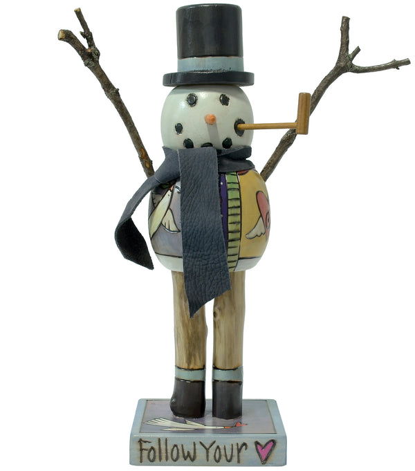 Extra Small Snowman Sculpture