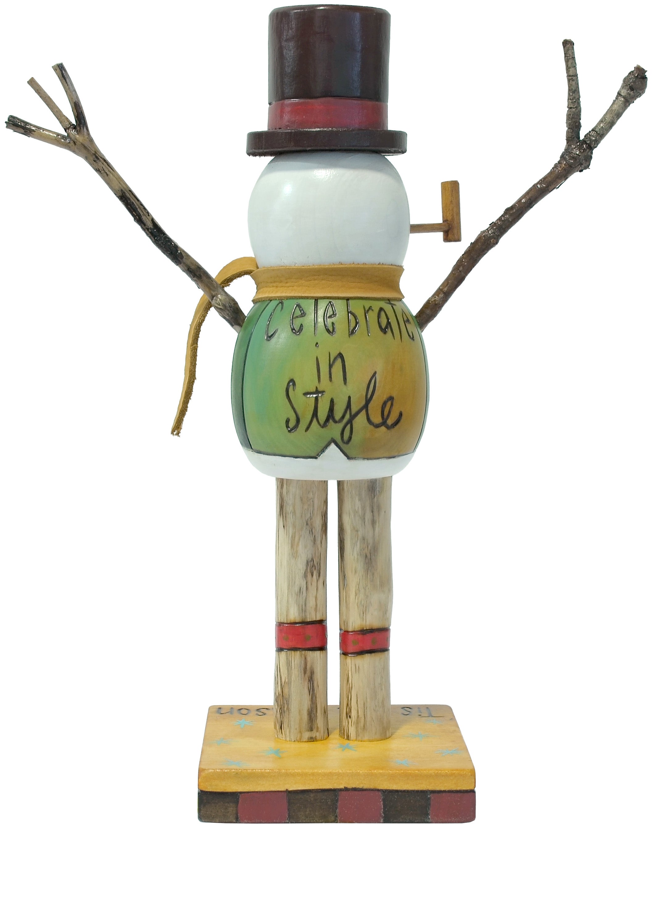 Extra Small Snowman Sculpture