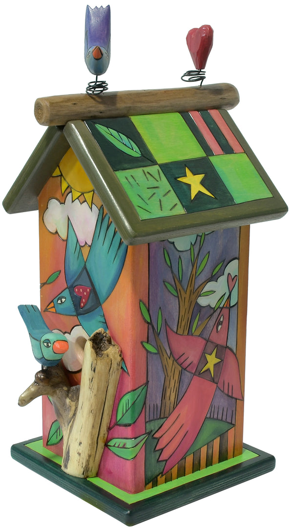 Medium Birdhouse Sculpture