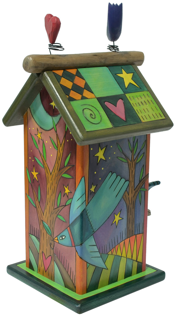 Medium Birdhouse Sculpture