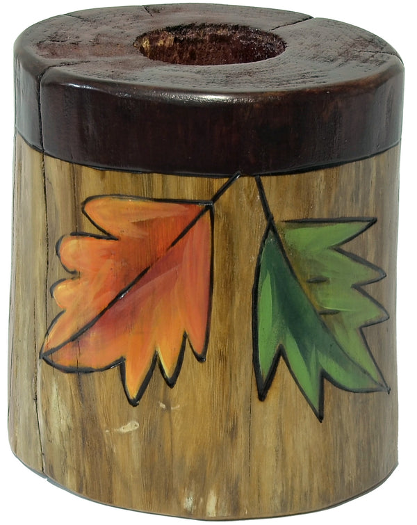 Large Log Candle Holder
