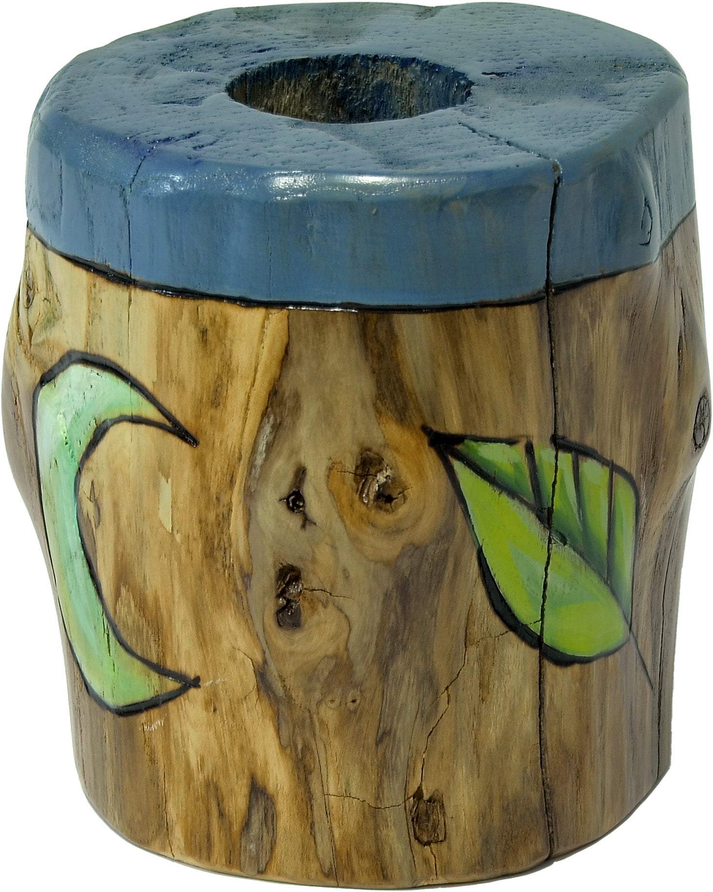 Large Log Candle Holder