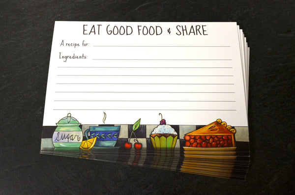Recipe Card Pack - Set of 25