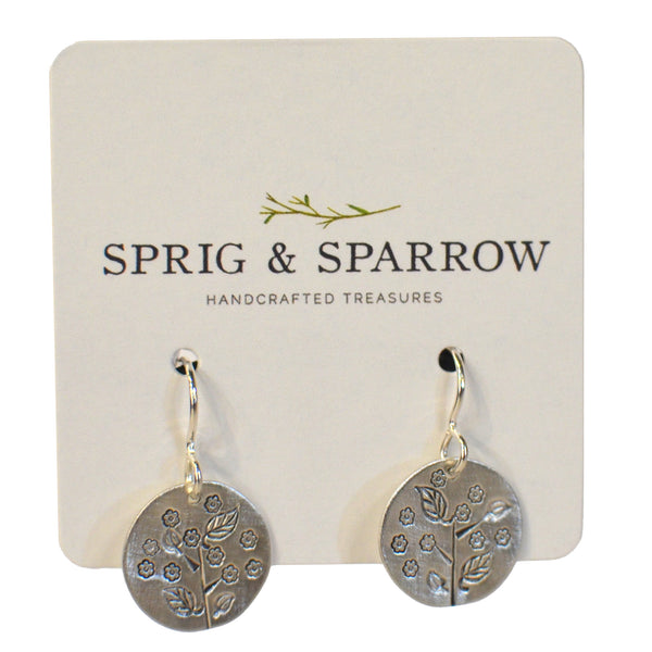 Dangly Silver Earrings | Sweet Sprig