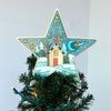 "Snow Day" Star Christmas Tree Topper