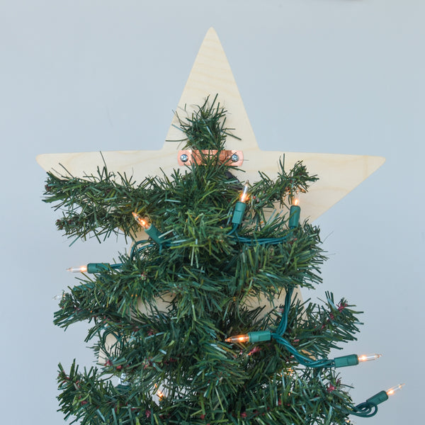 "Yuletide Blessing" Star Christmas Tree Topper