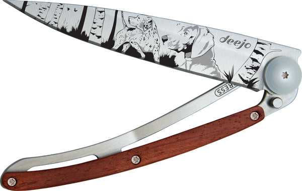 Pocket Knife | Coral Wood + Hunting Day