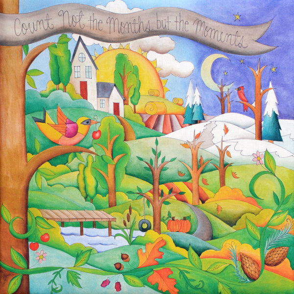 "It's a Beautiful Day" Stretched Canvas Wall Art