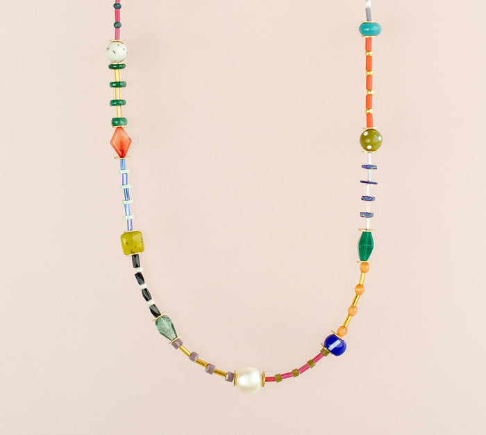 Prism Beaded Friendship Necklace
