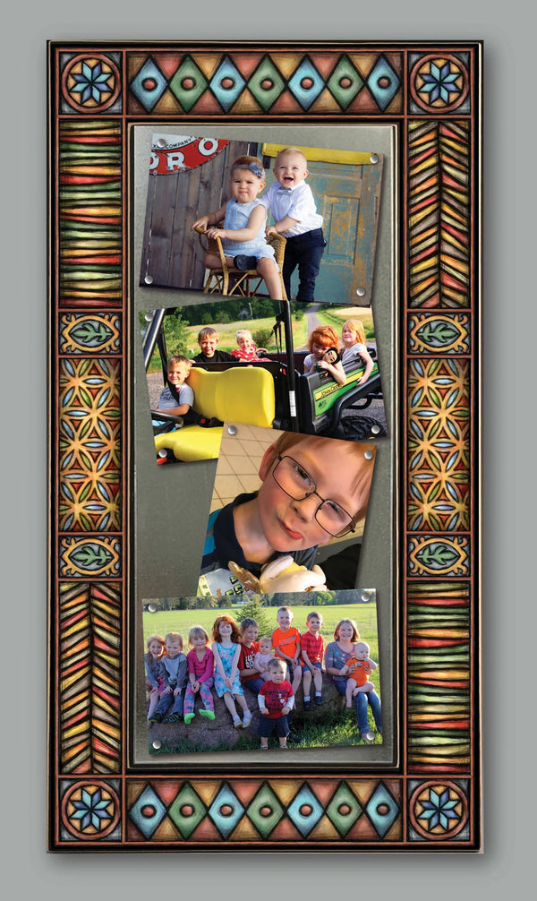 "Brown Motif" Large Picture Frame