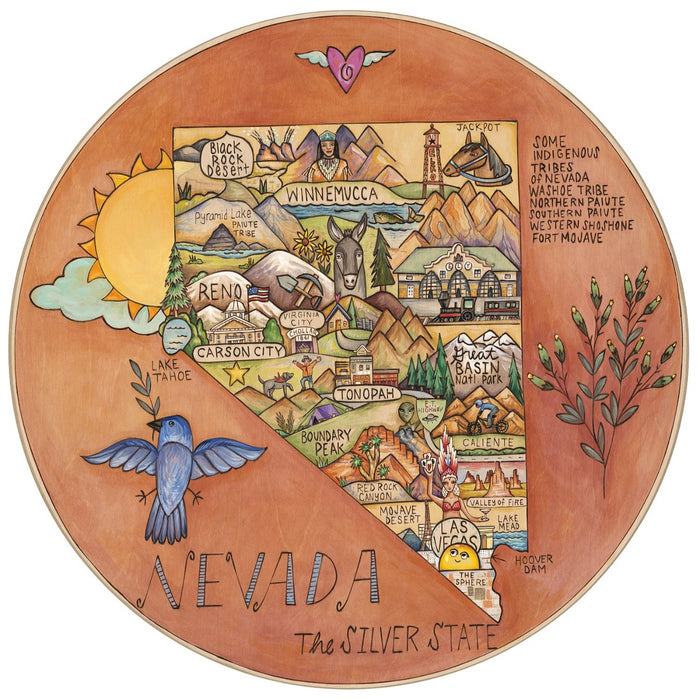 "Silver State" | Nevada Lazy Susan