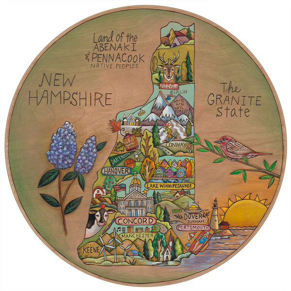 28" Lazy Susan - New Hampshire