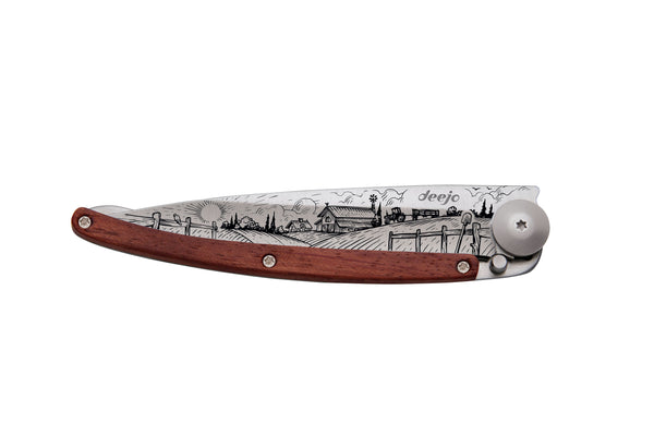 Pocket Knife | Coral Wood + Farmer