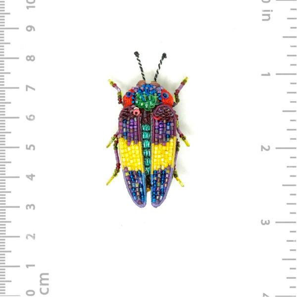 Rebbie's Jewel Beetle Brooch Pin