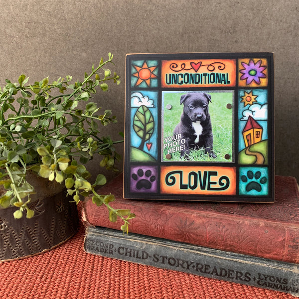 "Unconditional Love" Small Picture Frame