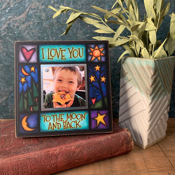 "Moon & Back" Small Picture Frame