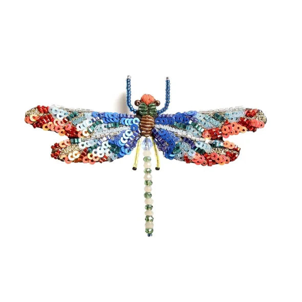 Sunrise Dragonfly Brooch Pin