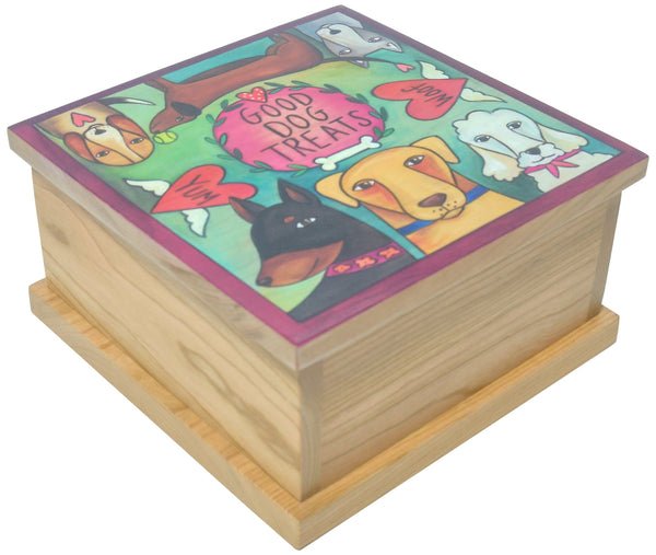 "Treat Time" Dog Treat Box