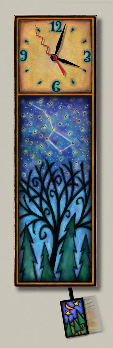 "Big Dipper" Long Pendulum Clock