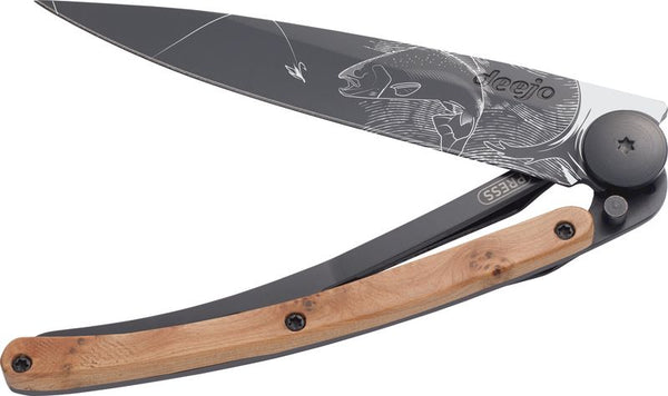 Pocket Knife | Juniper Wood + Trout