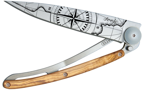 Pocket Knife | Olive Wood + Terra Incognita