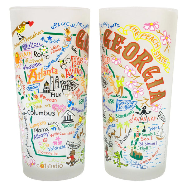 Georgia Drinking Glass