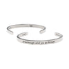 "Grow Through What You Go Through" Metal Cuff Bracelet